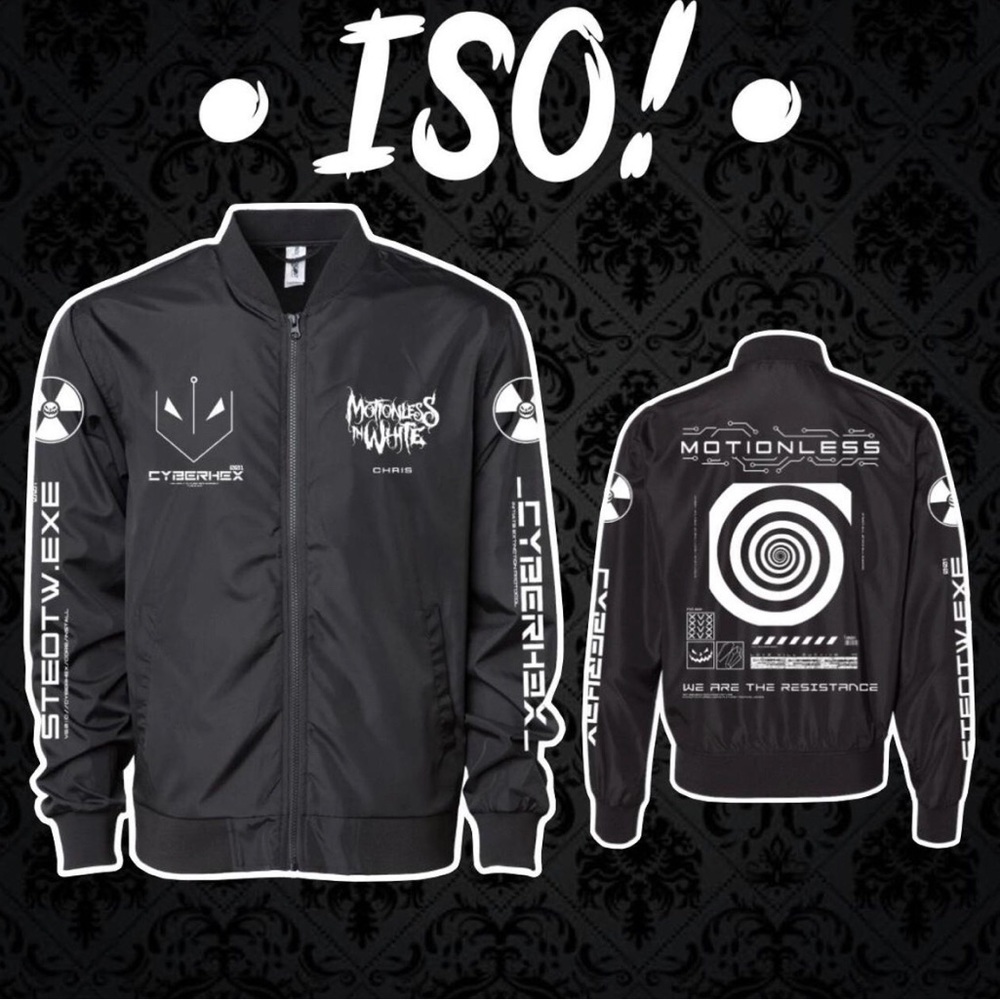 •ISO!• Chris Motionless Cyberhex Jacket